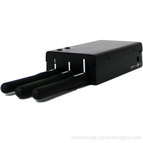 Est-808he3 3g / 2g Portable Cell Phone Signal Jammer / Blocker / Breaker
